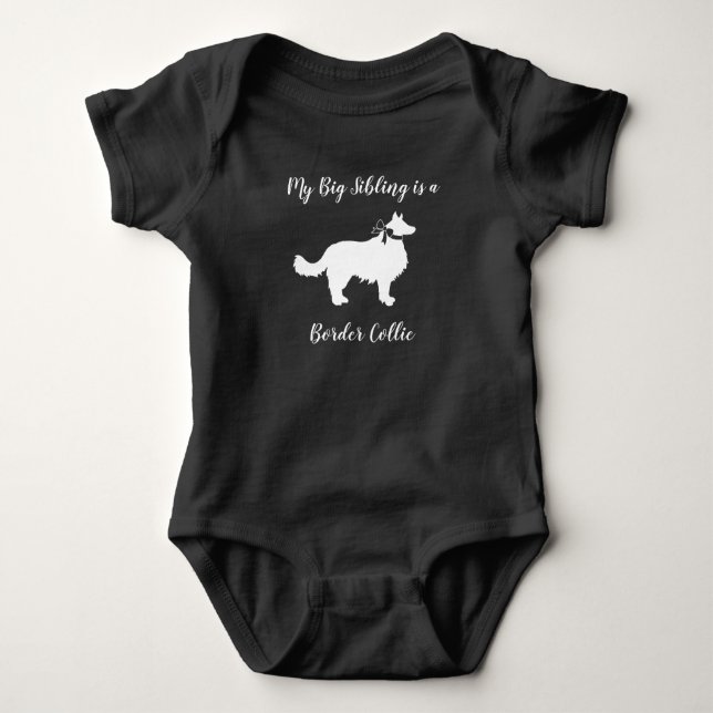 Body Baby shower Collie frontalier (Devant)