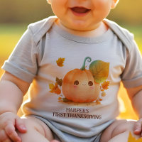 Baby shower d'automne Citrouille doux