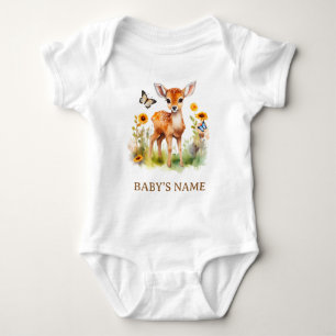 Body Baby shower de cerfs d'animaux de bois