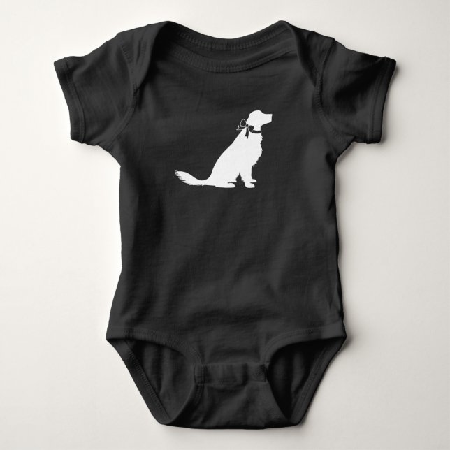 Body Baby shower de chiens Golden Retriever (Devant)