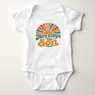 Body Baby Shower Ensoleillé Voici Le Fils