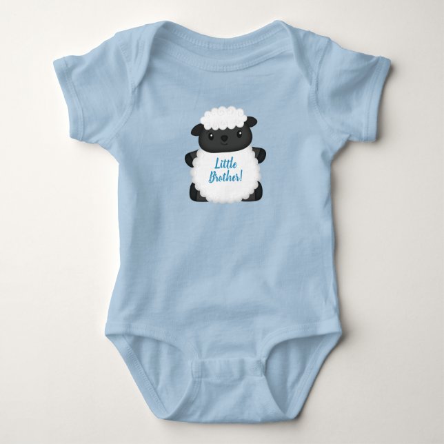 Body Baby Shower Mouton Bleu (Devant)