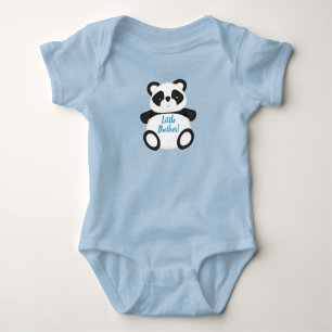 Body Baby Shower Ours en Peluche Bleu Panda