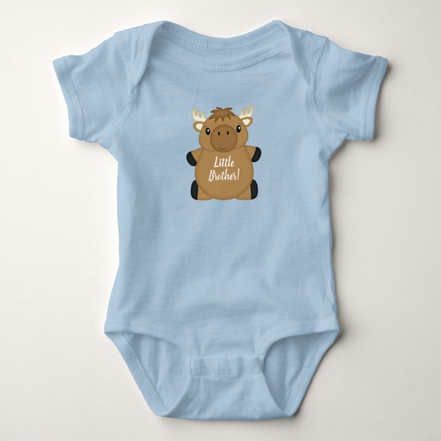 Body Baby Shower Ourson Bleu Garçon (Devant)