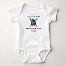 Baby Shower Papa Skieur Mini Partenaire de Ski