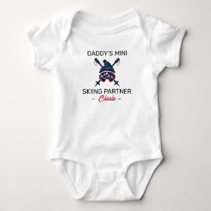 Body Baby Shower Papa Skieur Mini Partenaire de Ski