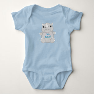 Body Baby Shower Safari Blue Rhino