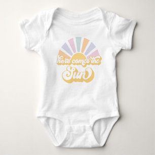 Body Baby shower Soleil Ici Venez Les Rayons Soleil Ros