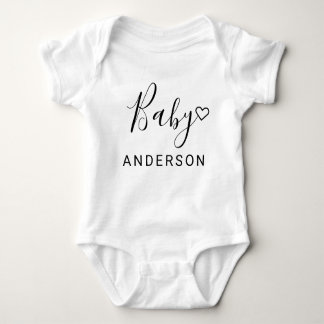 Body Baby Surname Baby Shower Newborn Arrival Gift
