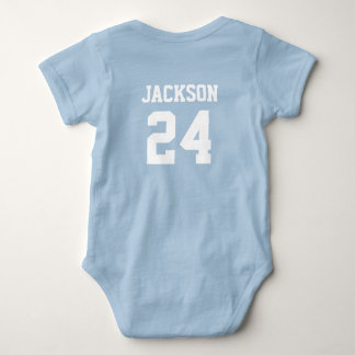 Body Baby Team Jersey Numéro et Monogramme