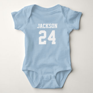 Body Baby Team Jersey Numéro et Monogramme