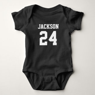 Body Baby Team Jersey Numéro et Monogramme