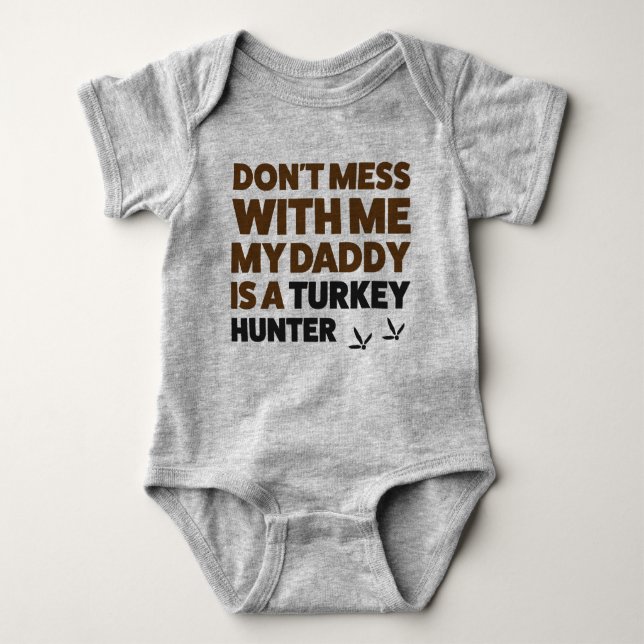 Body Baby Turquie Chasse Jersey Bodysuit Chemise (Devant)