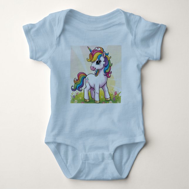 Body Baby Unicorn chemise bébé (Devant)