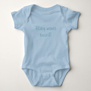 Body Baby veut un script cursif de plage