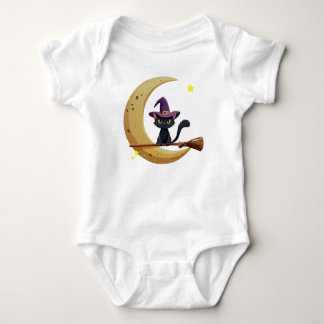 Body Baby Witch Kitty on Moon