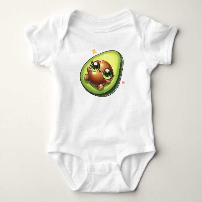 Body Babyparty süße Avocado Geschenke für Kleinkinder (Devant)