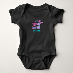 Body Babys First Pâques Funny Rabbit Baby T-shirt bébé
