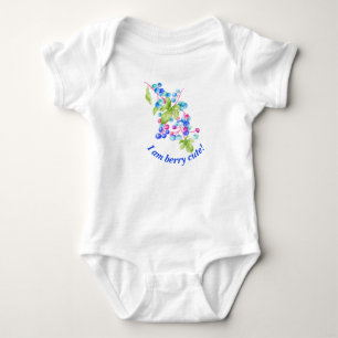 Body Baies de porcelaine sur une combinaison bébé