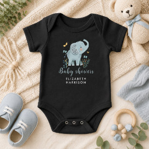 Body Bain de bébé éléphant bleu adorable pour garçon