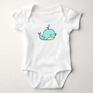 Body Baleine bleue Cute Kawaii