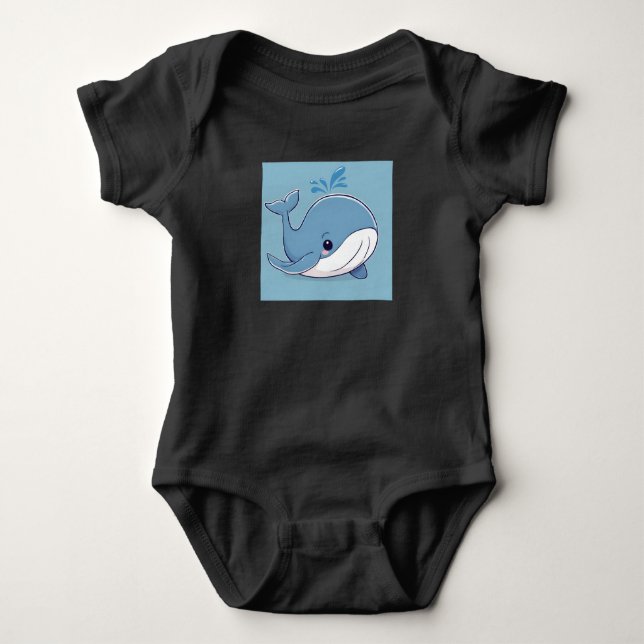 Body Baleine mignonne (Devant)