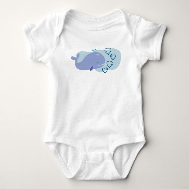 Body Baleine mignonne (Devant)