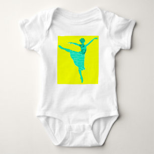 Body Ballerina bleu New Year Baby Jersey Bodysuit