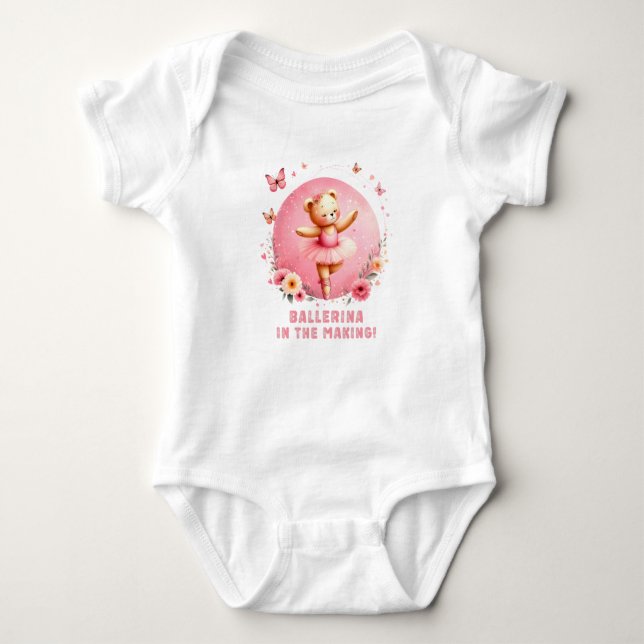 Body Ballerina cadeau de vêtements bébé pour bébé fille (Devant)