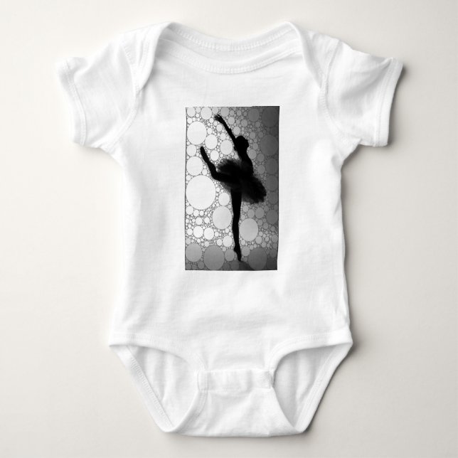 Body Ballet Noir Blanc Danseuse (Devant)