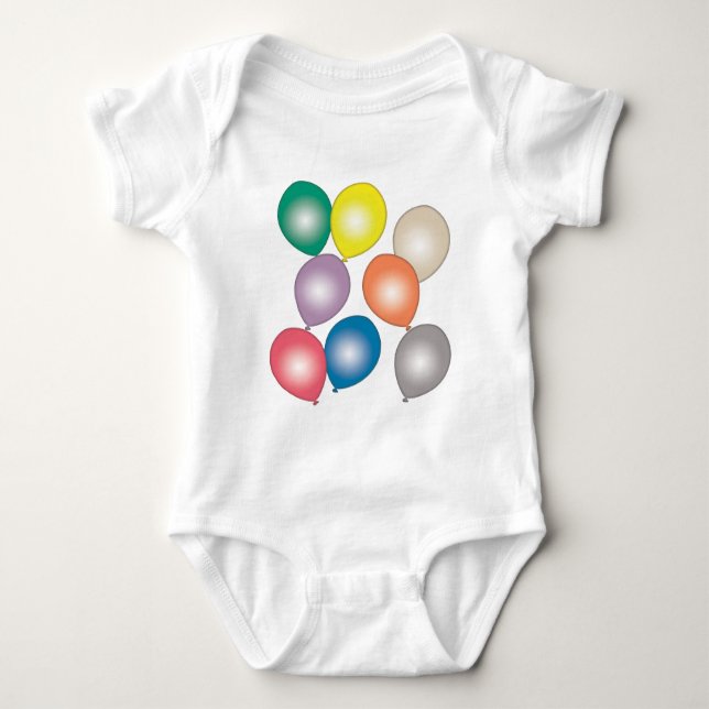 Body Ballons colorés Baby-Shirts (Devant)
