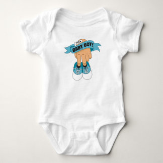 Body Bannière de chaussure de bébé garçon – Un accueil