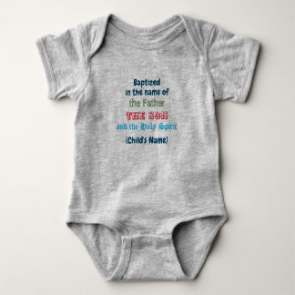 Body Baptême Baby Boy Bodysuit