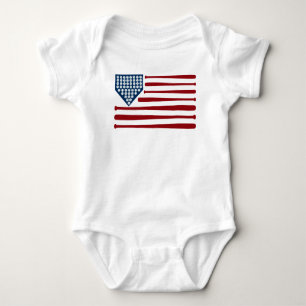 Body Baseball USA Flag Bats & Balls - GraphicLoveShop