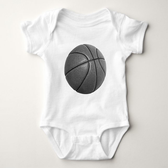 Body Basket-ball en niveaux de gris (Devant)