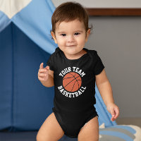 Basketball Baby Team Nom, Nom et Numéro du joueur