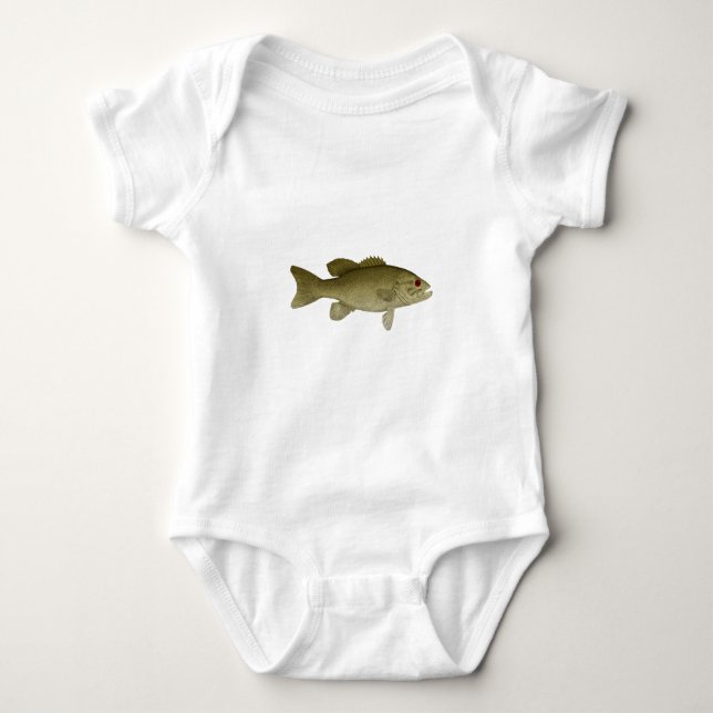 Body Basse de Smallmouth (illustration rouge d'oeil) (Devant)