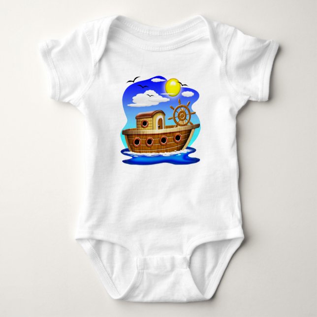 Body Bateau de pêche dessin animé  (Devant)