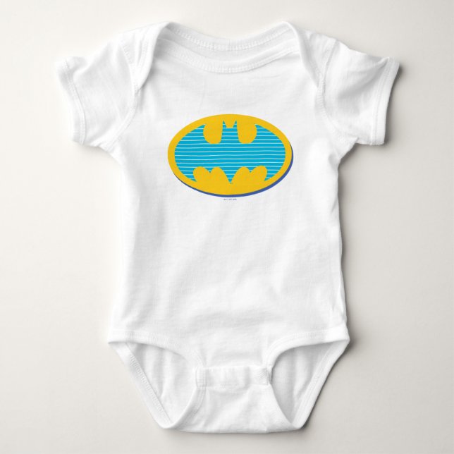 Body Batman | Symbole Cyan Stripes (Devant)