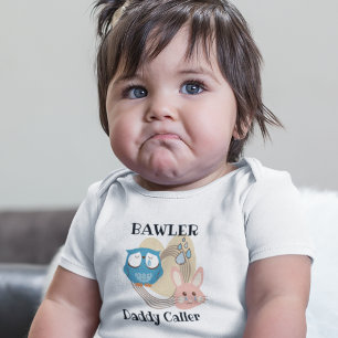Body Bawler bébé lapin et hibou - T-shirt bébé