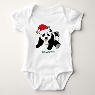 Body Bear de panda de Noël mignonne à Santa Hat Custom