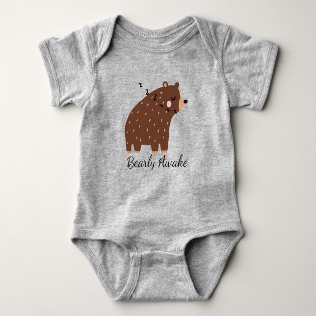 Body Bearly Awake fun Citer mignon dessin animé animal  (Devant)