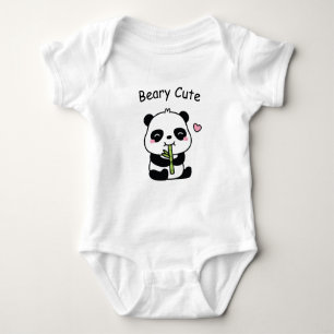Body Béary mignonne, Petit Panda Cub Munching Bambou