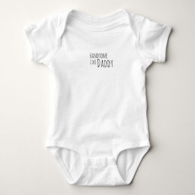 Body Beau comme papa (Devant)