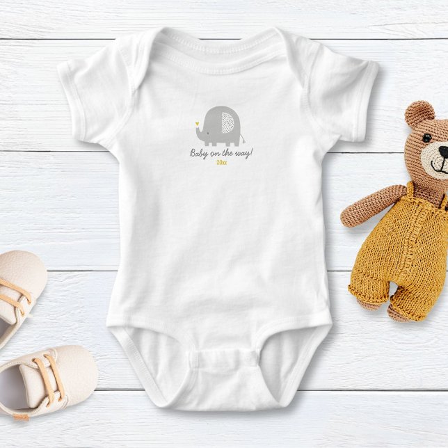 Body Beau éléphant avec année de naissance (Créateur téléchargé)