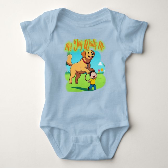 Body beautiful design humor baby bodysuit (Devant)
