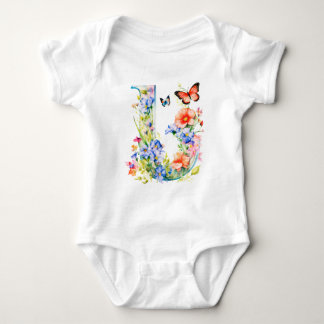 Body Beautiful Wildflower Butterfly Monogram