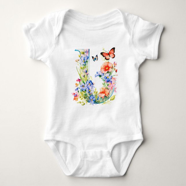 Body Beautiful Wildflower Butterfly Monogram (Devant)