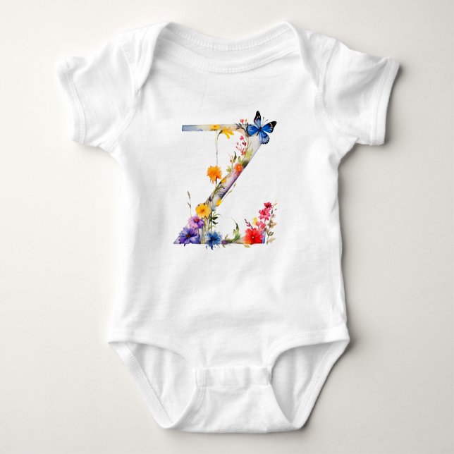 Body Beautiful Wildflower Butterfly Monogram (Devant)