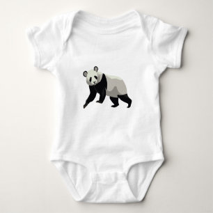 Body bébé à manches courtes illustré de pandas